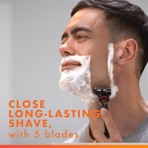 Gillette Fusion5 Razor for Men, Handle + 2 Razor Blade Refills