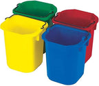 Rubbermaid Commercial Products Heavy-Duty Cleaning Pail 5-Quart Blue Utility Bucket with Built-In Spout and Handle for House Cleaning/Storage/Livestock Feeding/Car Washing