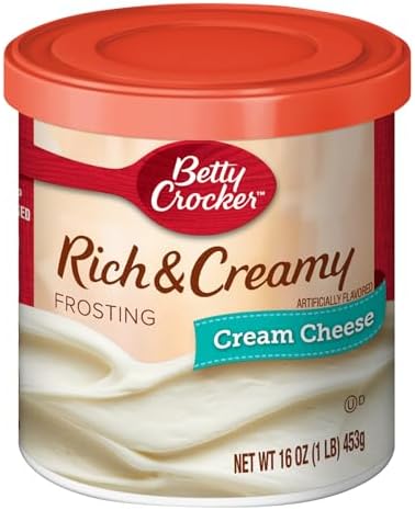Betty Crocker Rich and Creamy Cream Cheese Frosting 16 oz (Pack of 12)
