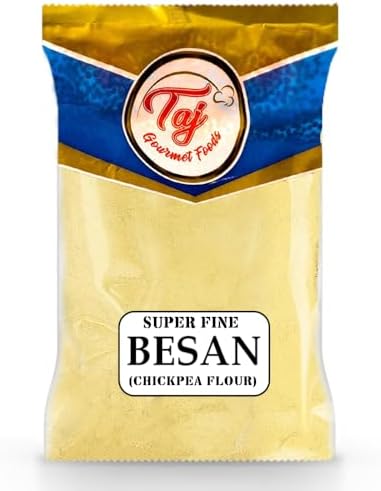 TAJ Premium Indian Besan Flour (Chick Pea, Gram Flour) (4-Pounds)