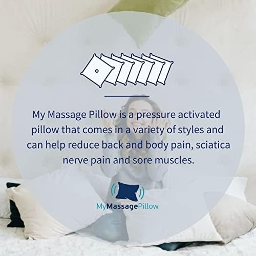 My Massage Pillow- Pressure Activated Massage, Vibrating Massage Pillow, Mymassagepillow Helps Relieve Back Pain and Foot Pain, Great for Circulation!- Desert Mountains