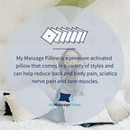 My Massage Pillow- Pressure Activated Massage, Vibrating Massage Pillow, Mymassagepillow Helps Relieve Back Pain and Foot Pain, Great for Circulation!- Desert Mountains