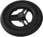 Bordstract 10in Wheelchair Wheel, Skidproof Low Noise Wheelchair Front Wheel Replacement Tire for Rollator Walker Trolley 6001 Bearing ID12mm