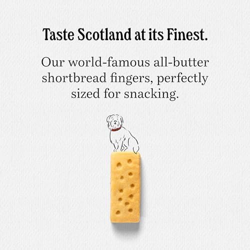 Walker's Shortbread Mini Fingers, Pure Butter Shortbread Cookies, 4.4 Oz (Pack of 6)