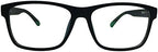 1 Pair 4.00 Reading Glasses Mens Womens Matt Black Frame Spectacles Fashion Frames New