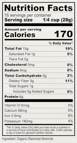 Anthony's Organic Almond Flour, 1 lb, Blanched, Gluten Free, Non GMO, Keto Friendly, Extra Fine, Low Carb