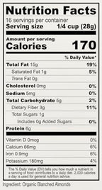 Anthony's Organic Almond Flour, 1 lb, Blanched, Gluten Free, Non GMO, Keto Friendly, Extra Fine, Low Carb