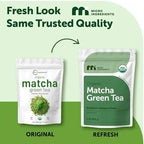 Micro Ingredients Organic Matcha Green Tea Powder, First Harvest, Culinary Grade from Japan, 100% Pure & Unflavored, Great for Tea, Latte, & Smoothies, Non-GMO, No Sugar, Eco-Friendly Packaging, 1 Lb
