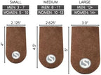 SoleAid Adjust-A-Heel | USA Made Height Adjustable Heel Lift for Uneven Legs and Gait Discrepancy, Heel Cushion Shoe Insert for Achilles Tendonitis Relief, Single Pack (Small: Men 3-7 / Women 5-10)