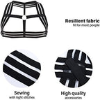 Mens Harness Belt Nylon Elastic Body Shoulder Strap Sexy Halter Club Wear Cosplay Costume