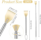 10 Pcs Extendable Back Scratcher - 16.5 to 42cm Metal Back Scratcher for Men and Women - Portable Itch Relief Tool