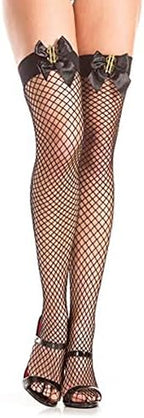 Be Wicked Women's Dollar Sign Thigh High Stockings