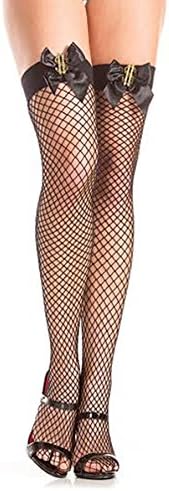 Be Wicked Women's Dollar Sign Thigh High Stockings