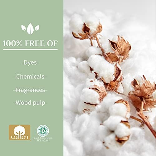 Organyc 100% Certified Organic Cotton Tampons, No Applicator, Super, 16 Count, White