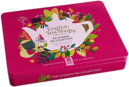 English Tea Shop - Ultimate Tea Collection- Gift Tin - 36 Tea Bag Sachets, 69g