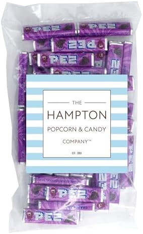 Candy Refills, Grape Flavor, 1 Pound Bulk Bag (Approx. 40 Pieces), Candy Wrapped