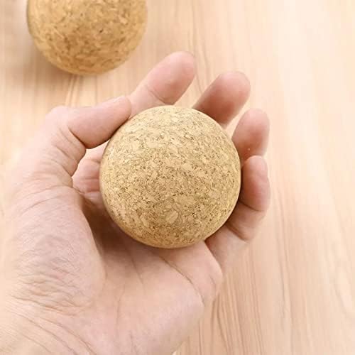 Yoga Studio Unbranded Cork Massage Balls Twin Pack, Trigger Point Therapy Ball, Cork Ball Roller for Muscle Tension, Deep Tissue Relief (5cm)
