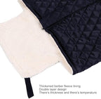 DaoGeSir Wheelchair Blanket for Warmth and Comfort, Lower Body Wheelchair Cover Blanket Leg Cover Zipped Thicken Warm Wheelchair Wrap Blanket Wheelchair Warmer Cover Blanket Leg Blanket