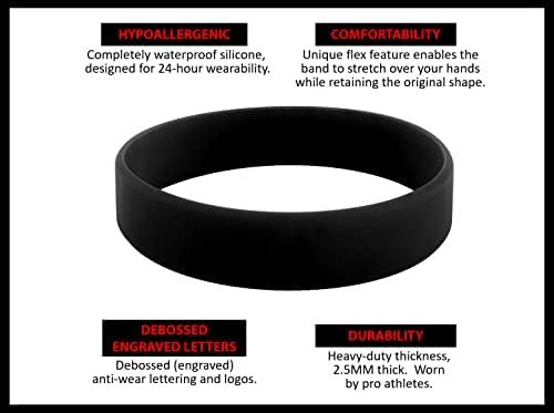 We Keep You Motivated Motivational Wristbands - Worn by Pro Athletes - Silicone Rubber Bracelets Inspirational – Focus & Gym, Sports Motivation - Wear Your Motivation LLC