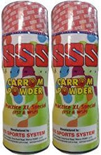 Triple S Carrom Powder Export Quality - Prepared as per International Specifications - 70g (Pack of 2)