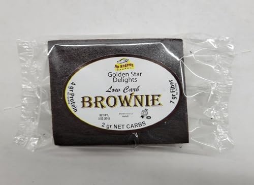 Low Carb Sugar Free Chocolate Brownies - Guilt-Free Treat for All Occasions | Low Calorie Snack | Kosher Parve Certified (3 oz, 18 Per Count)