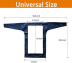 Mobility Scooter Control Panel Cover 12"(W) Protective Tiller Panel Waterproof Rain Cover Mobility Scooter Accessories Universal Navy Blue
