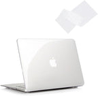 RUBAN Case Compatible with MacBook Pro 13 inch 2012 2011 2010 2009 Release A1278, Plastic Hard Case Shell and Keyboard Cover for Older Version MacBook Pro 13 Inch with CD-ROM - Crystal Clear