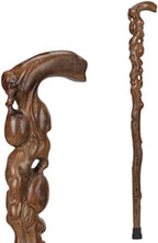 Solid Wooden Walking Wood CanesFoldable Cane, Crutch Wooden Stick, Solid Wooden, Chicken Wing Wood Old Man' S Non- Slip Walking Stick, Grandma Grandpa for Elderly, Seniors