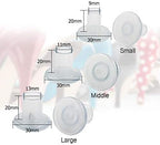 CBTONE 15 Pairs High Heel Protectors for Women's Shoes, Clear Heel Stoppers for Grass, Heel Repair Caps Covers - Perfect for Outdoor Weddings Events (Small/Middle/Large)