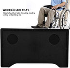 Lap Trays, Wheelchair Tray,Wheelchair Tray Table, Thickened Plastic Wheelchair Accessories, Wheelchair Universal Lap Tray Suitable for Patients and Elderly