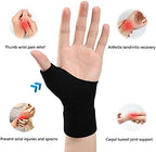 Thumb Wrist Support Braces,Breathable Thumb Compression Sleeves with Soft Gel Pads for Arthritis, Tendonitis, Comfortable Finger Splint for Relieve Hand Thumb Wrist Carpal Tunnel Joint Pain(1 Pair)