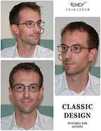 Eyekepper Metal Frame Spring Hinged Arms Reading Glasses 3 Pair(Brown/Gunmetal/Black) Valupac Metal Readers +2.25
