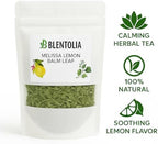 Blentolia Melissa Lemon Balm Leaf – Calming Herbal Tea – Caffeine-Free, 100% Natural – Soothing Lemon Flavor – Loose Leaf Herbal Infusion – 16g