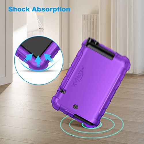 Silicone Case for Tandem T:Slim X2 / T:Slim Insulin Pumps, Shockproof Anti Slip Protective Cover Soft Gel Skin with Raised Bezel for Tandem T:Slim/T:Slim X2 Insulin Pumps (Purple)