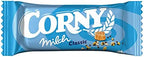 SCHWARTAUER WERKE GmbH & KGaA Corny Milch Classic Milk Sandwich Cereal Bar | Milk Cream Combined With Valuable Cereals | Refined With Bee Honey | 4 x 30 g Bars | 1 x 120 g Package | Corny | Germany