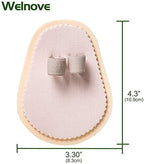 Welnove - Hammer Toes Straightener Toe Splint Corrector for Claw, Curled, Crooked Toe, Cushion Brace Joint Realign Metatarsal Support Loop Pack of 2 (2 Holes)