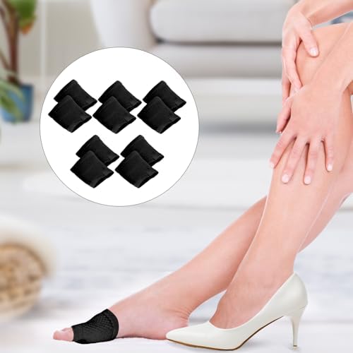 5 Pairs Open Toe Socks, Toeless Socks for Women Cotton Forefoot Topper Compatible with Open Toe Sandals