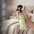 Thai Lemongrass Linen and Room Spray, Natural Air Freshener Made with Pure Lemongrass Essential Oil, Bathroom Air Freshener or Calming Pillow Spray (8.5 fl oz)