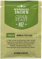 2X Mangrove Jack's Yeast Cider M02 Craft Series Yeast 9g Treats 23L