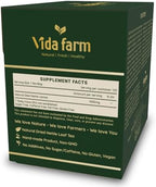 VIDA FARM 125 Nettle Tea Bags, 100% Natural Nettle Leaf Tea, Dried Stinging Nettle Tea, Stinging Nettle Leaf Herbal Tea, No Caffeine, No Sugar, No Gluten, Vegan