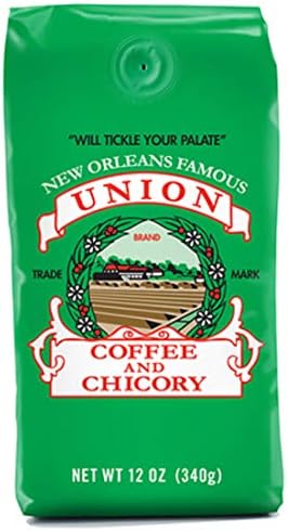 French Market Union Coffee & Chicory Ground Coffee, 12oz Bag (Pack of 1)