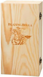 Blazing Bella Olive Oil and Balsamic Vinegar Gift Set – Traditional Aged Balsamic Vinegar & Garlic Infused Extra Virgin Olive Oil (2 x 250ml) – Gourmet Gift Set in Signature Wooden Box