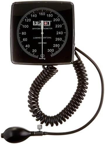 Graham-Field Wallmax Aneroid Sphygmomanometer – Wall-Mounted Manual Blood Pressure Monitor, Adult Cuff, Latex-Free, V222B