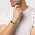 Pure Copper Bracelet for Men, Magnetic Bracelet with Magnets (K)