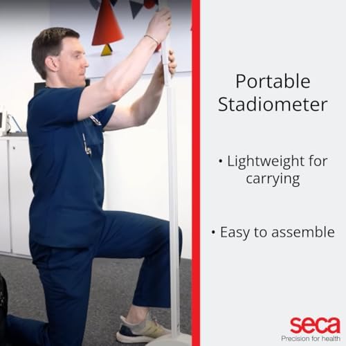 seca 213 Portable Stadiometer – Mobile Height Measuring Rod for Adults, Kids & Infants – Medical-Grade, Easy Assembly, 20–205 cm Range – Ideal for Clinics, Field Use, Pediatric Care