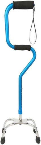 Elderly Crutches Four-Legged Anti-Fall Sticks with Lights Non-Slip Walking Stick with Hospital Interesting