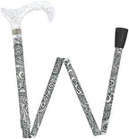 Royal RC Canes Stylish Walking Sticks – Designer Folding Adjustable Rhinestone Canes – Best Gift for Men and Women Lightweight Aluminum Shaft & Safe to Walk