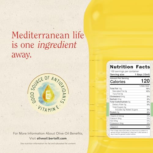 Bertolli Extra Light Tasting Olive Oil, 51-Ounce Bottle