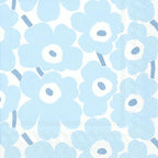 IHR Ideal Home Range Party Napkins Marimekko Disposable 3-Ply Paper Lunch Napkin Pack, 6.5" x 6.5", Mini Unikot (Light Blue), 20-Count
