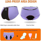 Teens Girls Period Underwear Kids Period Panties Menstrual Leakproof Protective Underwear for Teens Cotton Briefs